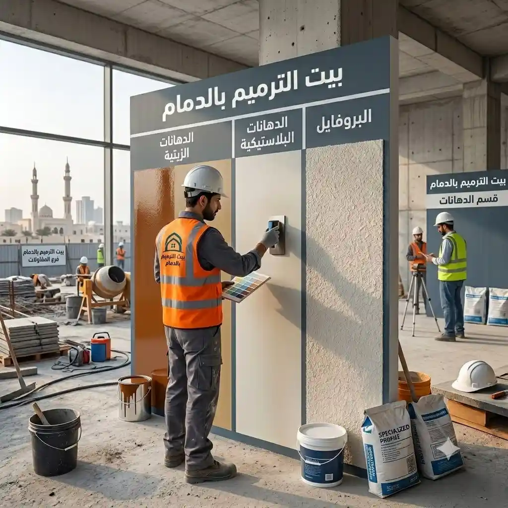 الفرق بين أنواع الدهانات